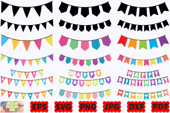 Download Bunting Birthday SVG |Bunting Banner SVG - Birthday svg Collection