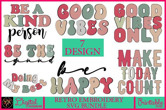 Download RETRO EMBROIDERY SVG BUNDLE - Embroidery svg Collection