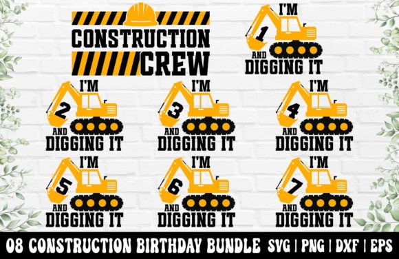 Download Construction Birthday SVG Bundle - Birthday svg Collection